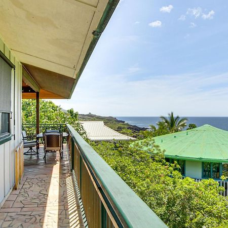 Ocean-View Bungalow Walk To Pebbles Beach! Hookena Exterior foto