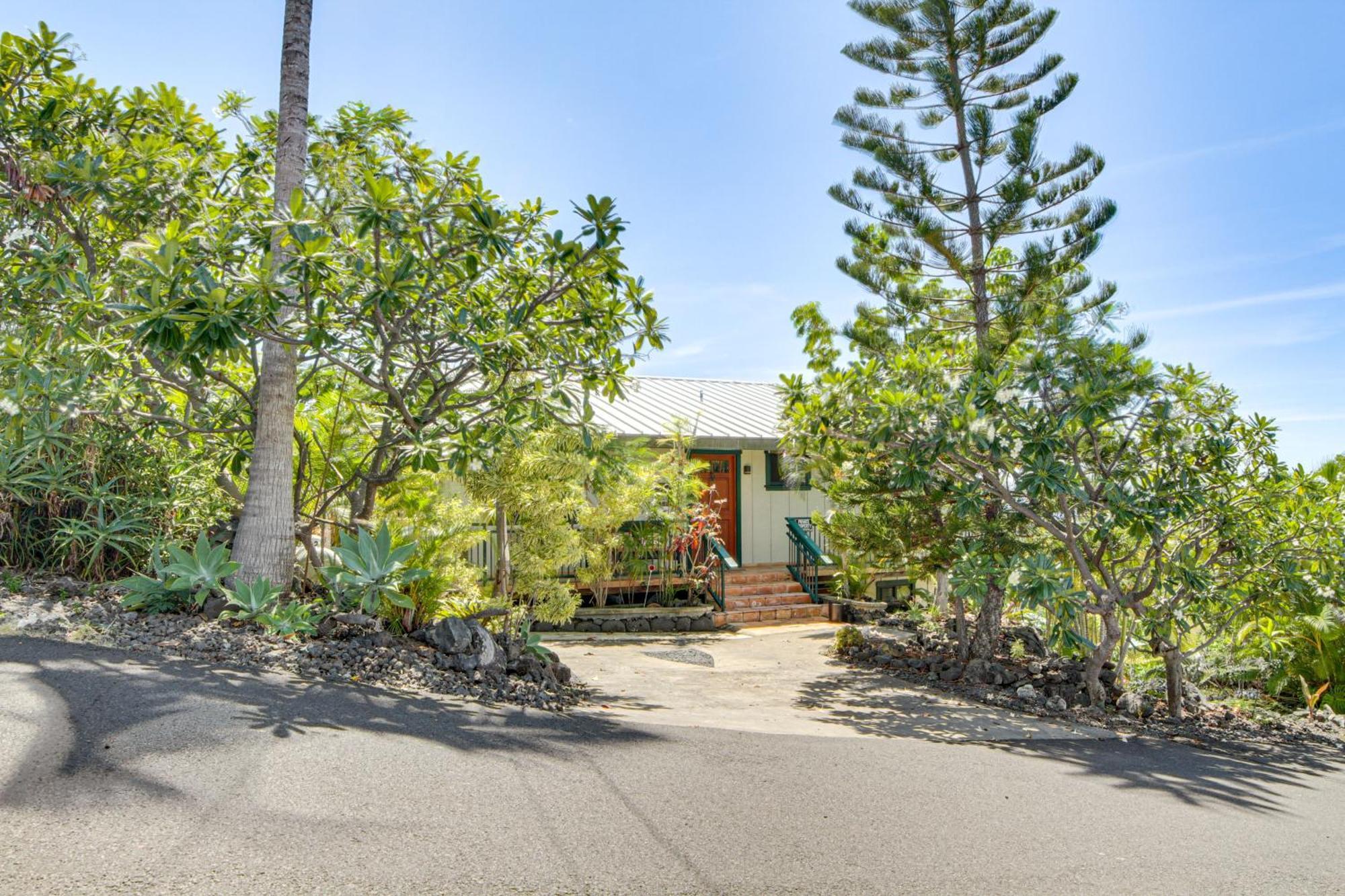 Ocean-View Bungalow Walk To Pebbles Beach! Hookena Exterior foto